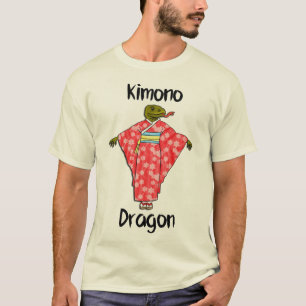 Camiseta Dragão engraçado do quimono