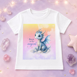 Camiseta Dragão Fantasia Fofo Nascido para Ser Mágico