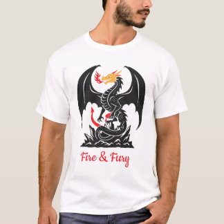 Camiseta Dragão Fantasia Gráfica Personalizável Respirando