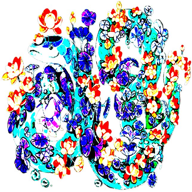 Camiseta dragão floral (Criador carregado)