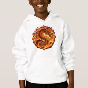 Camiseta Dragão Fogo Chamas Laranja Fogo Presente para home