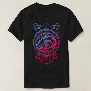 Camiseta Dragão Geométrico