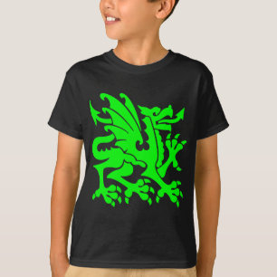 Camiseta Dragão heráldico 01 - verde
