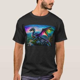 Camiseta Dragão Iridescente Guarda Sua Terra