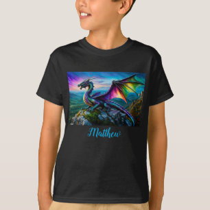 Camiseta Dragão Iridescente Guarda Sua Terra