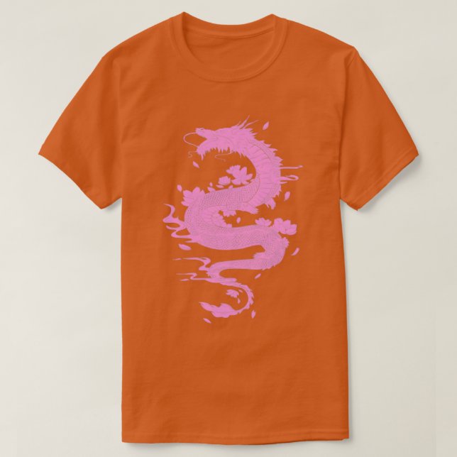 Camiseta Dragão japonês13 (Frente do Design)
