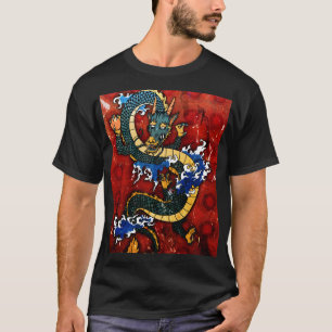 Camiseta Dragão Japonês - Boa Fortuna
