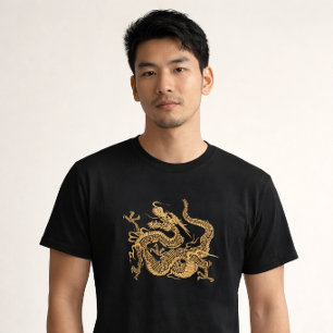 Camiseta Dragão Japonês Cores Personalizáveis 