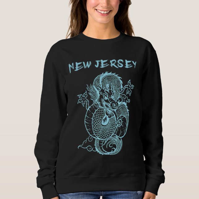 Camiseta Dragão Japonês de Nova Jersey (Frente)