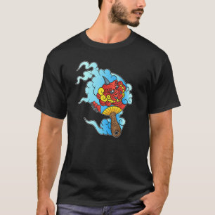 Camiseta Dragão Japonês Demônio Horado Estilo Asiático Irez
