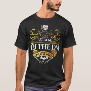Camiseta Dragão lança porque sou o jogador do DM