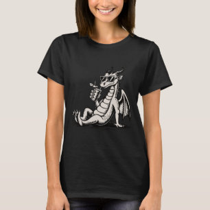 Camiseta Dragão Legal Relaxante – Ilustração de Fantasia Re