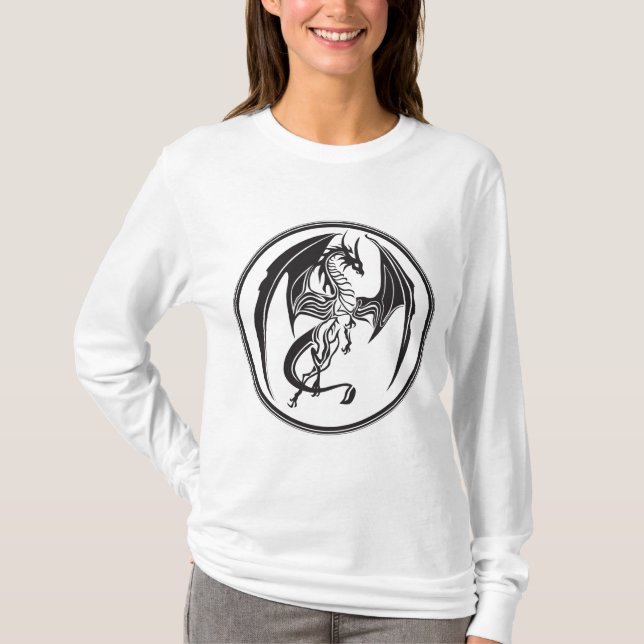 Camiseta Dragão magro... (Frente)