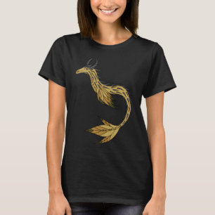 Camiseta Dragão-Marinho Amarelo Espinhoso