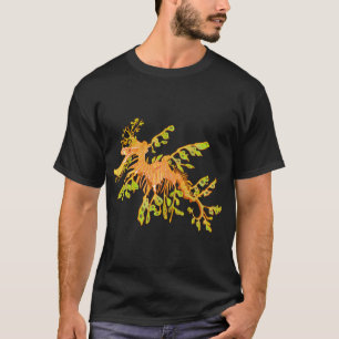 Camiseta Dragão-Marinho-Folhoso