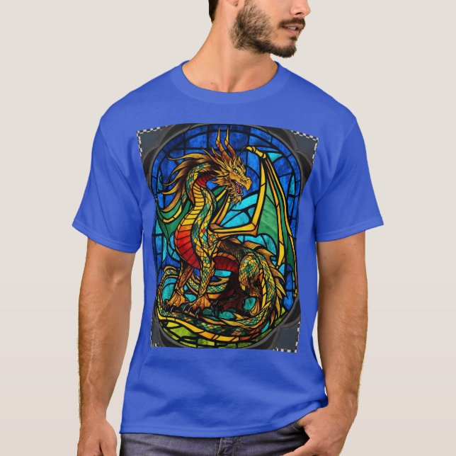 Camiseta Dragão Masterisco Mítico de Vidro Mestoso (Frente)