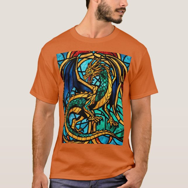 Camiseta Dragão Masterisco Mítico de Vidro Mestoso (Frente)