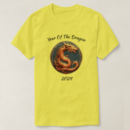 Camiseta Dragão Medalhão Chinês Ano Novo