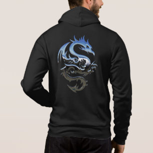 Camiseta Dragão Metálico de Prata