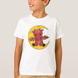 Camiseta Dragão Moon Good Night Dragon Fantasy