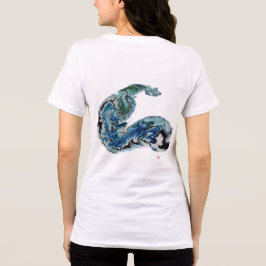 Camiseta Dragão nas Ondas – Energia Oceânica Abstrata