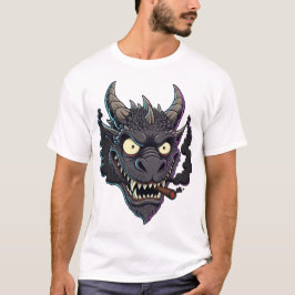 Camiseta Dragão Obsidiana Fumante