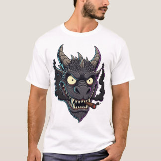 Camiseta Dragão Obsidiana Fumante