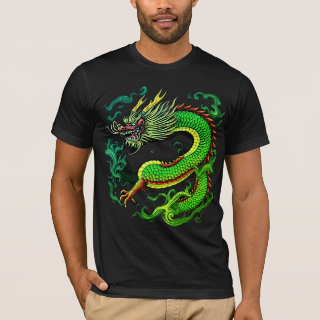 Camiseta Dragão Oriental Místico (Frente)