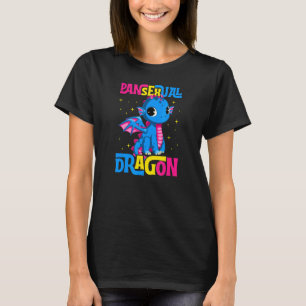 Camiseta Dragão Pansexual Trendência Majestosa Gbtq Pan Pr