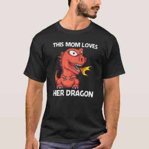 Camiseta Dragão Para A Criatura Da Mãe Fogo
