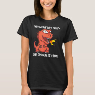 Camiseta Dragão Para Homens Pai Criatura Respiradora De Fog