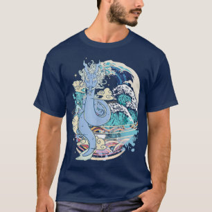 Camiseta Dragão retrorreflector japonês Vaporwave - art 111