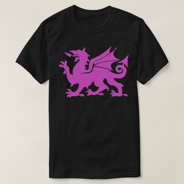 Camiseta Dragão Rosa (Frente do Design)