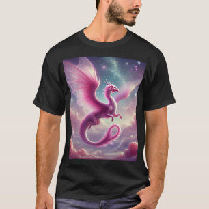 Camiseta Dragão Rosa
