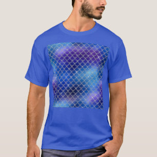 Camiseta Dragão S da Sereia Iridescente Azul e Roxo