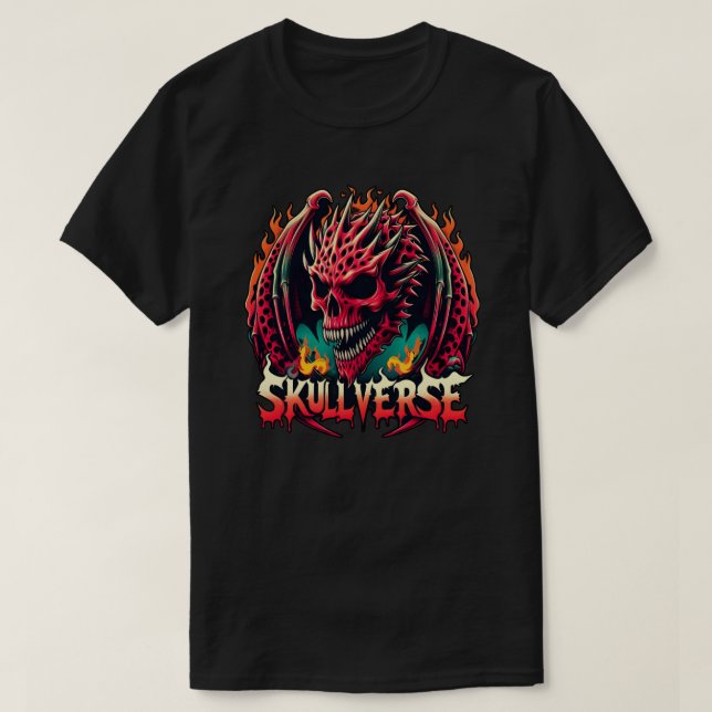 Camiseta Dragão Skulverse (Frente do Design)