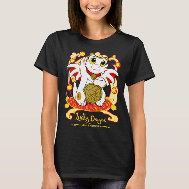 Camiseta Dragão Sortudo e Amigos com Dragão Sortudo (Frente)