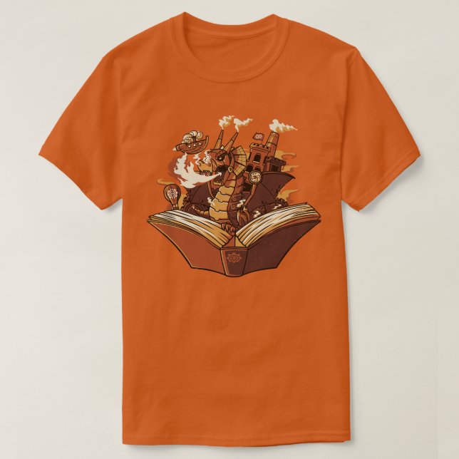 Camiseta Dragão Steampunk por Tobe Fonseca (Frente do Design)