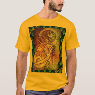 Camiseta Dragão-T-Shirt Japonês