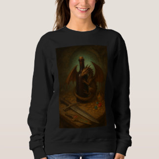 Camiseta Dragão Tini abraçando uma arte de fantasia de garr