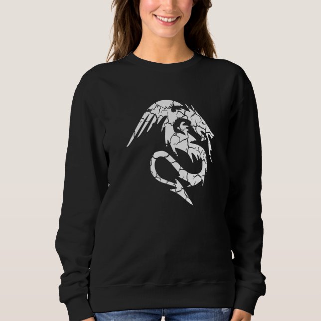 Camiseta Dragão Tribal Angustiado (Frente)