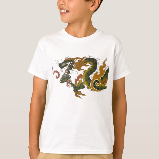 Camiseta dragão verde (Frente)
