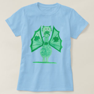 Camiseta Dragão Verde Com Trevos