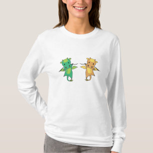 Camiseta Dragão Verde Dragão Amarelo Fada Fale Fantasia