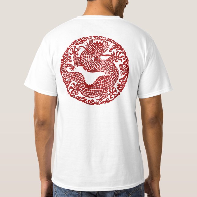 Camiseta Dragão vermelho (Verso)