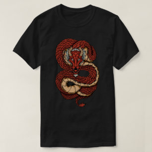 Camiseta Dragão Vermelho Fiery