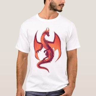 Camiseta Dragão Vermelho Fogo Voador 