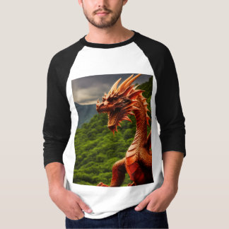 Camiseta Dragão Vermelho Galês – Símbolo de Força e Herança