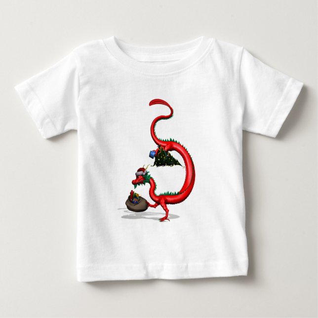 Camiseta Dragão Vermelho Oriental (Frente)