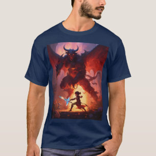 Camiseta Dragão vs. Cavaleiro